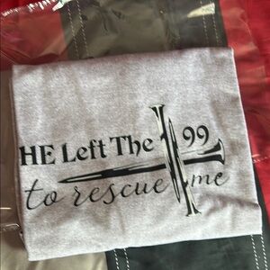 Gildan Black Short Sleeve Tee with Inspirational Design